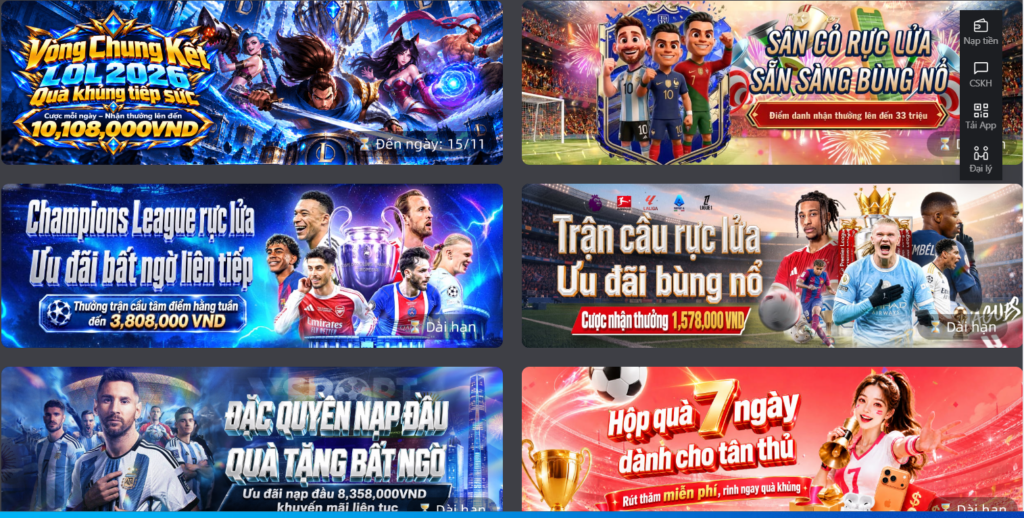 Những khuyến mãi Vsport đẳng cấp nhất 